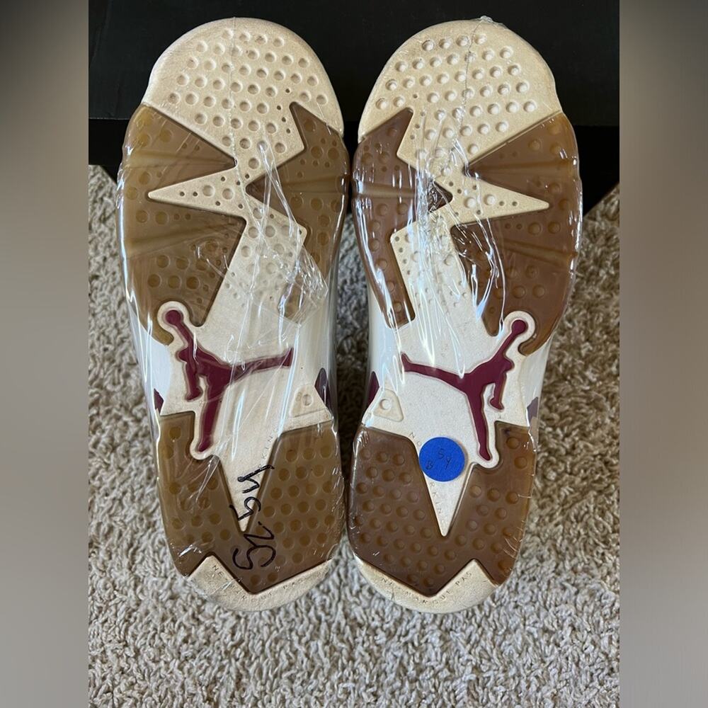 Air Jordan 6 Retro OG BG Maroon - Size 5Y - Picture 3 of 5